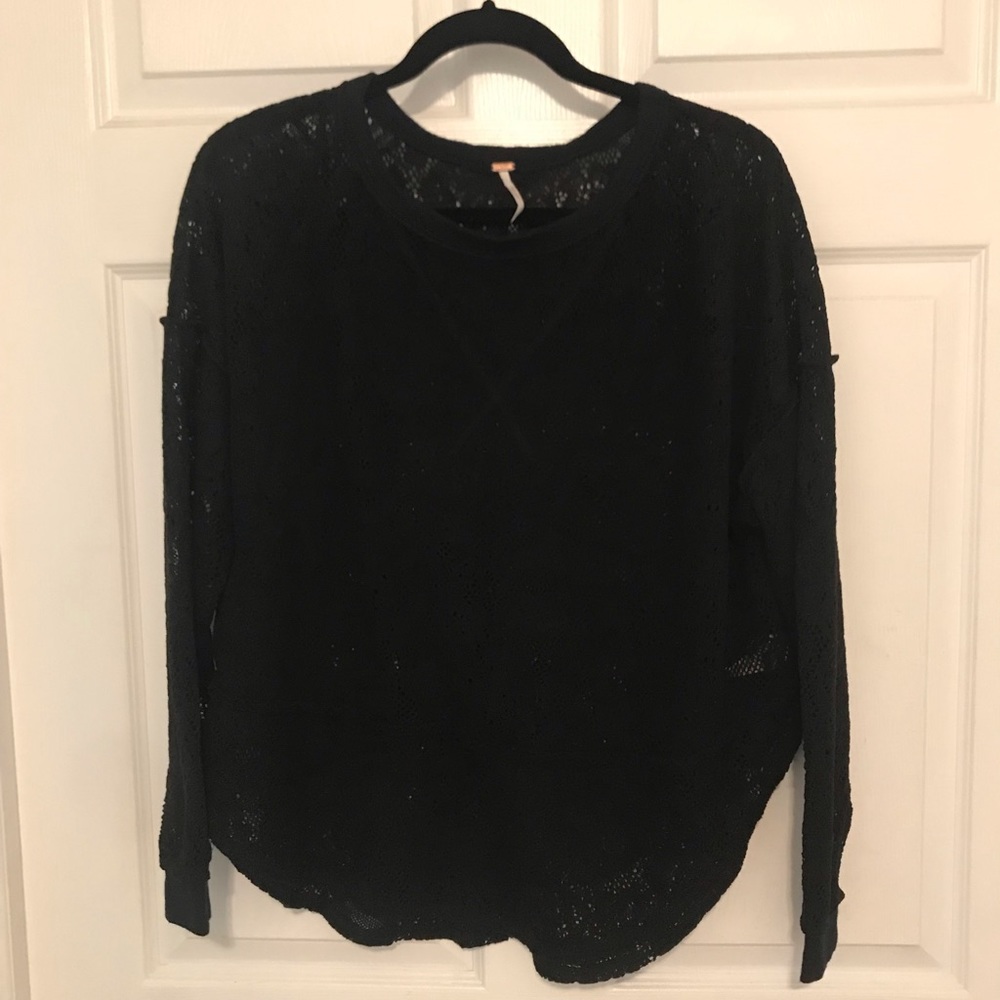 Black Free People Top